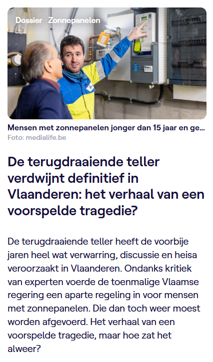 terugdraaiende teller mede eigendom