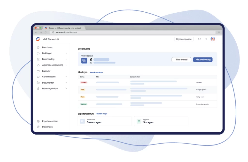 Werkkapitaal SyndicusOnline